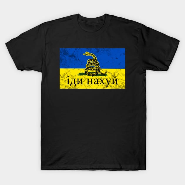 Russian warship go fuck yourself T-Shirt by Scar